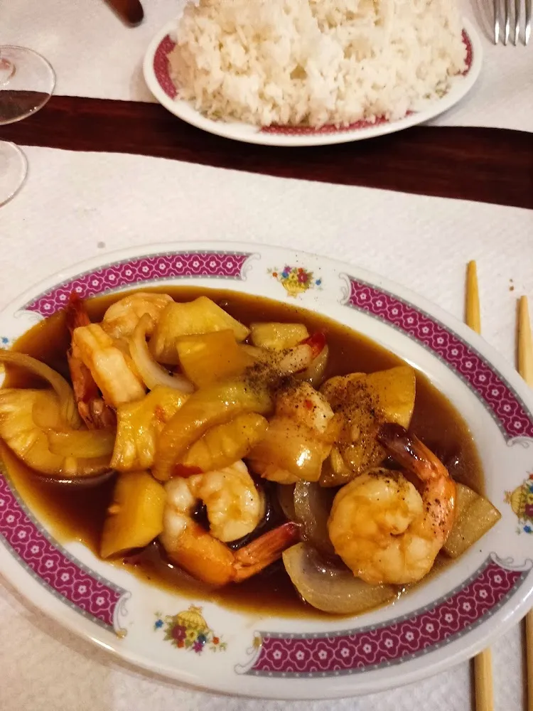 Crevettes À L'ananas