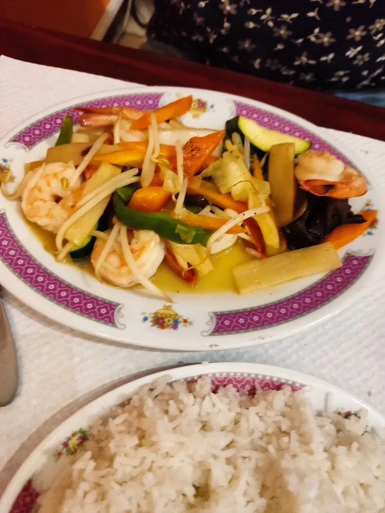 Crevettes Sautées Aux Légumes